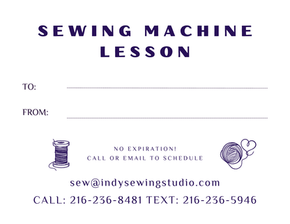 Gift Card_Private Sewing Lesson