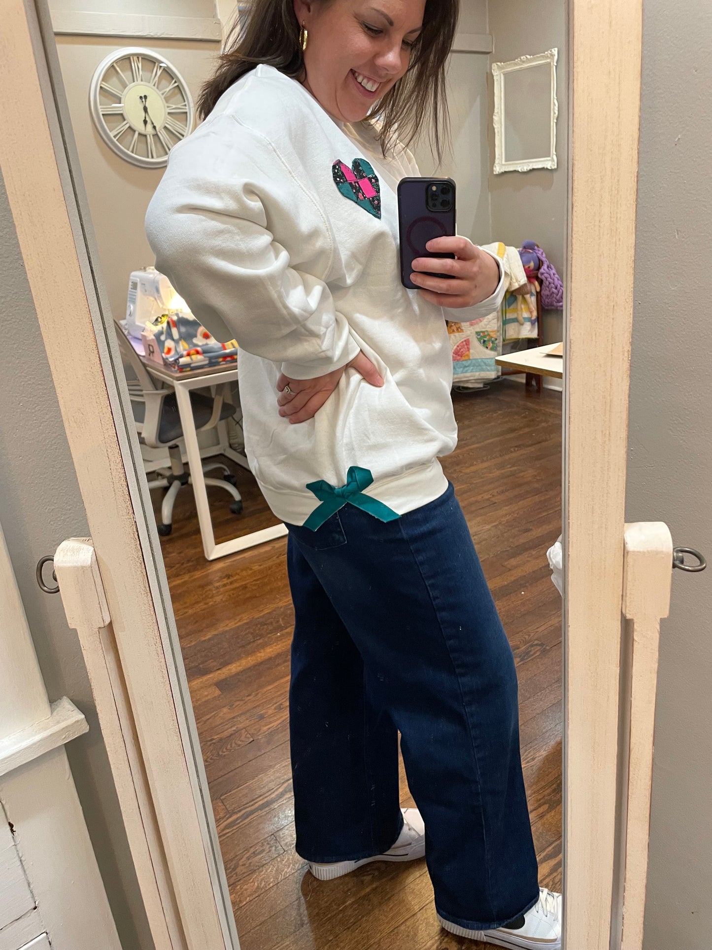 "Blanket My Heart" Crew Neck