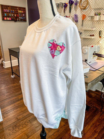 "Blanket My Heart" Crew Neck