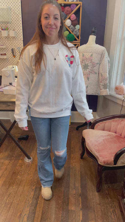 "Blanket My Heart" Crew Neck